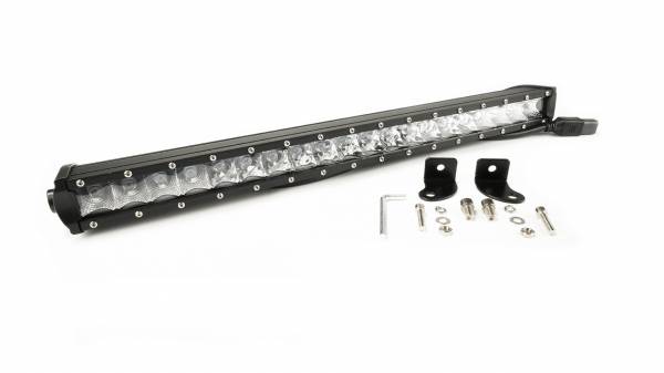 White Single Row 20-Inch Straight Cree Led Light Bar - Click Image to Close